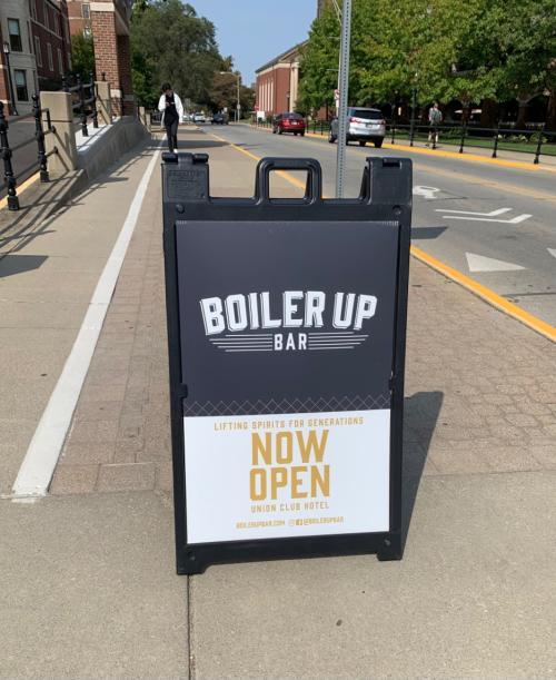 Boiler Up Bar Sign