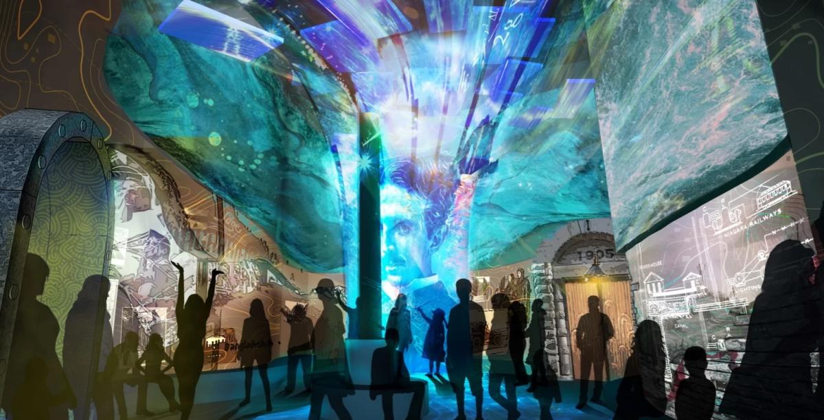 Niagara Takes Flight Waterfall Room