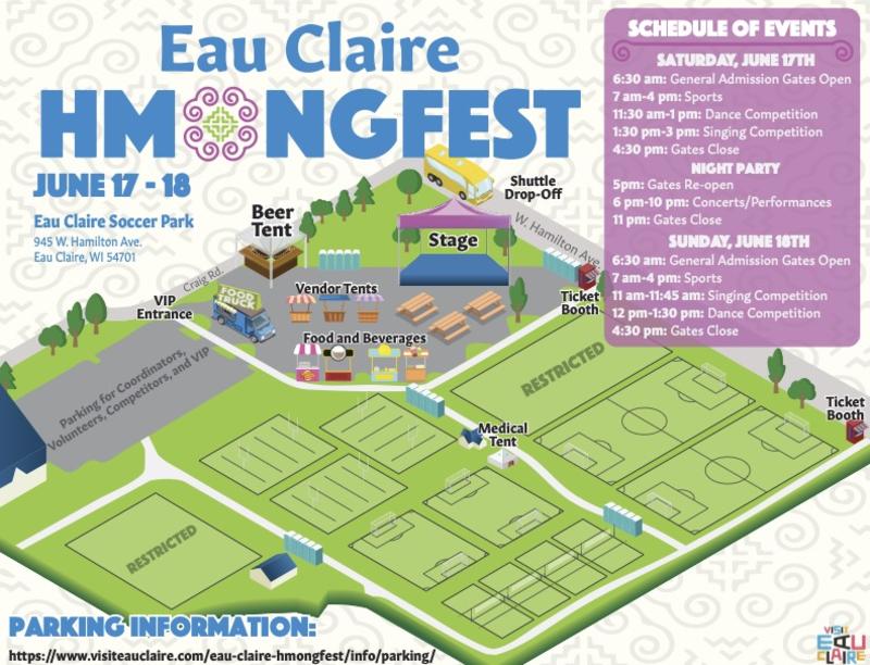 HmongFest 2023 Map