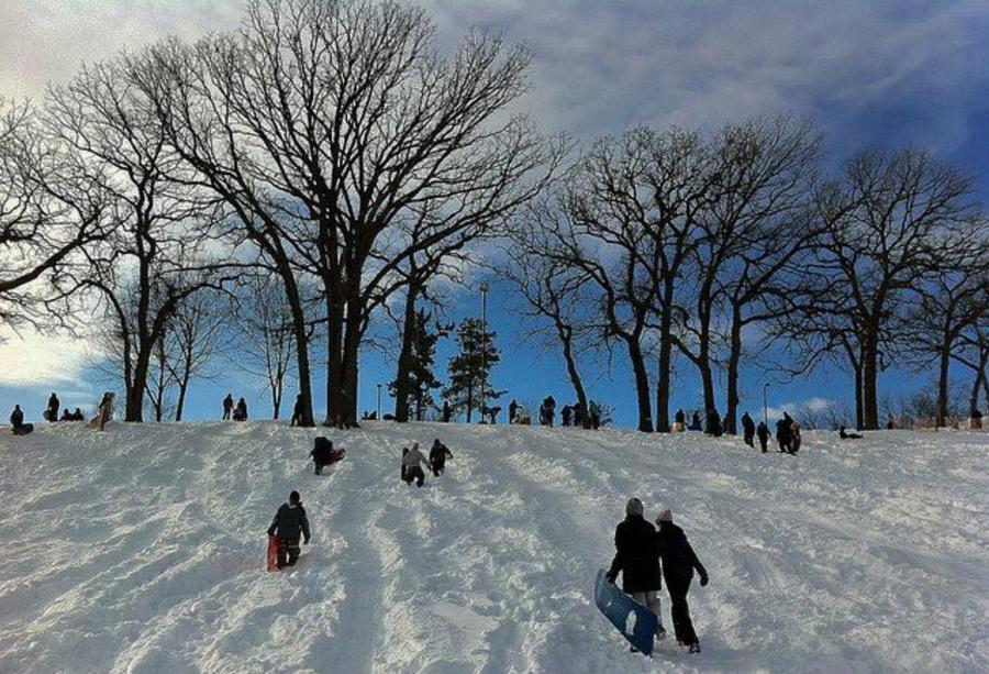 Veterans Acres Sleding