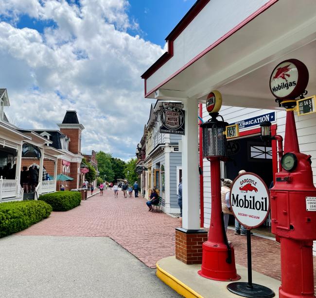 Clark's Bears Main Street (Taken from Gas Station), Sunny Day