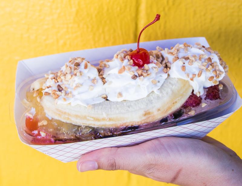 Banana split from Hartzell's