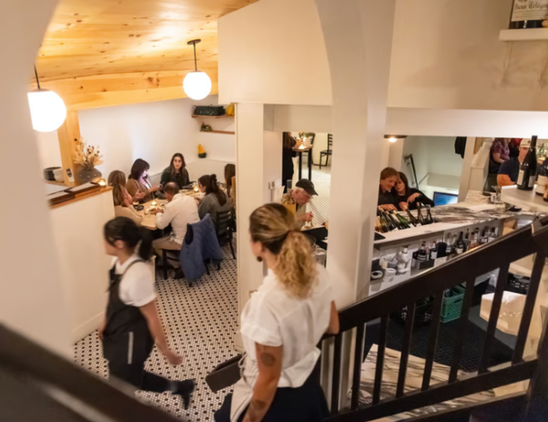 A look at Frankie's dining room in Burlington, VT