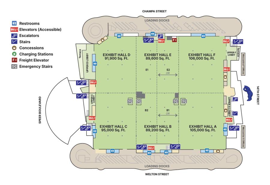 Exhibit Hall Floorplan