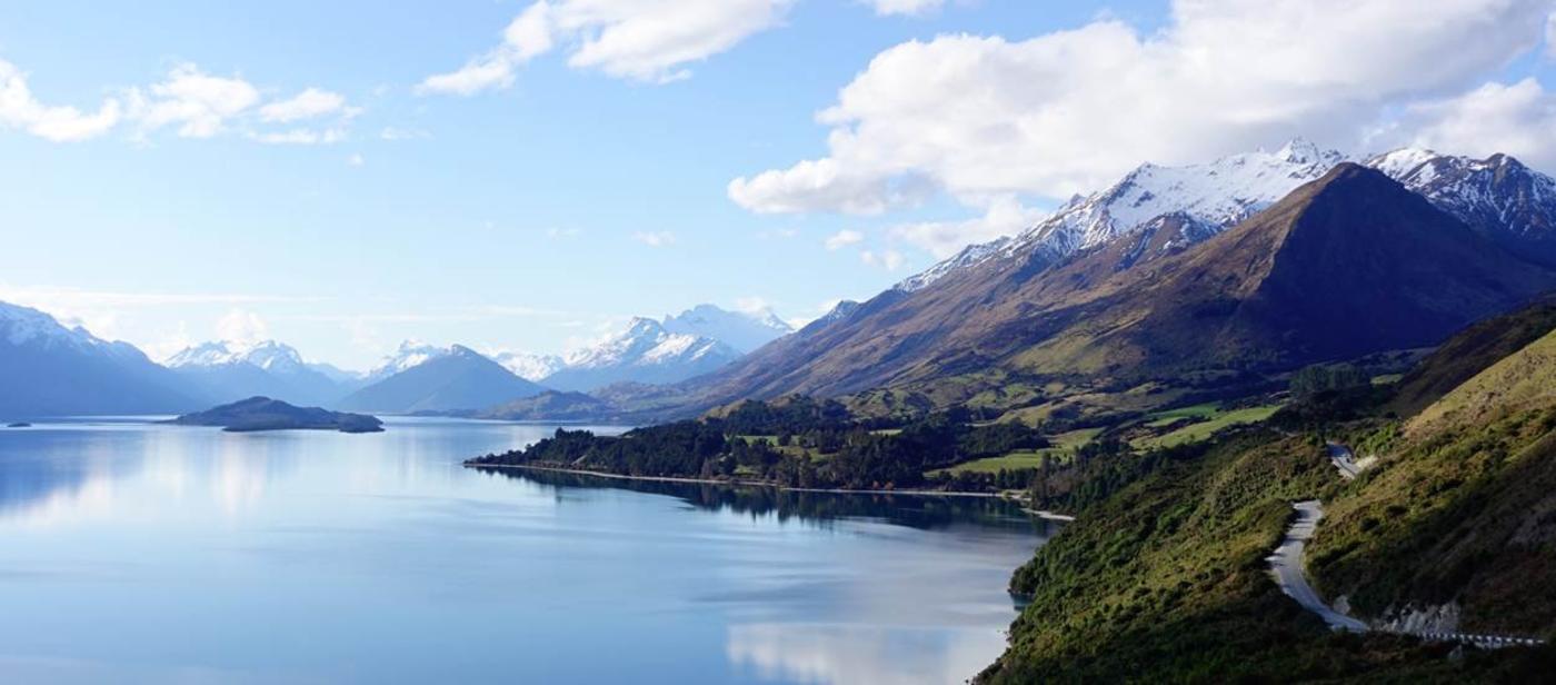 View from the road to glenorchy