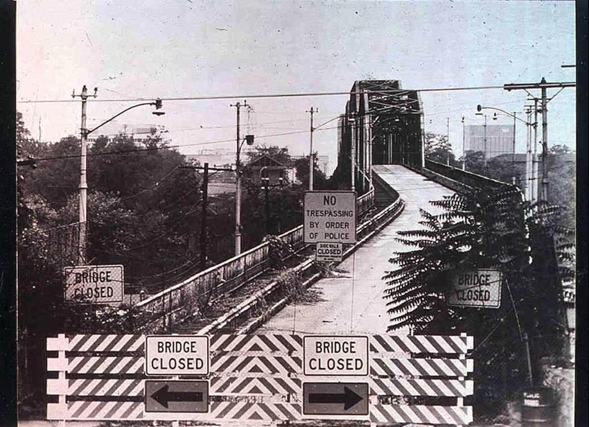 HISTORIC: Walnut Street Bridge circa 1970s