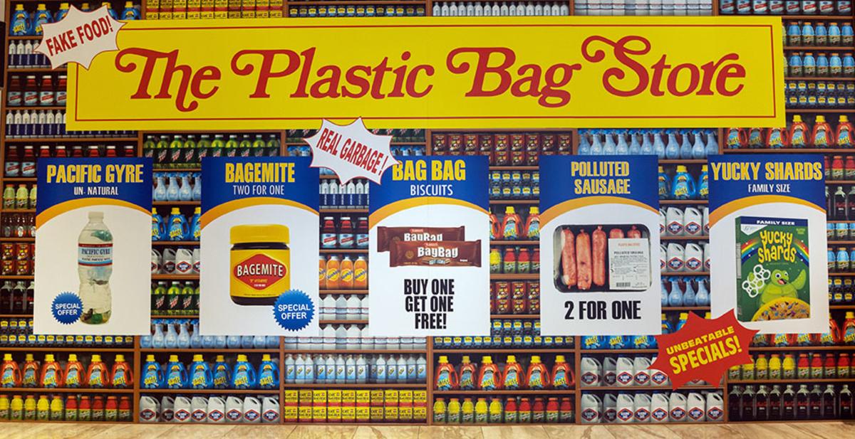 Plastic Bag Store Display