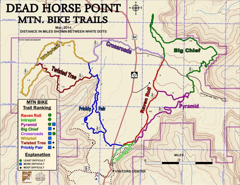 Dead Horse Point State Park Intrepid Trail Map