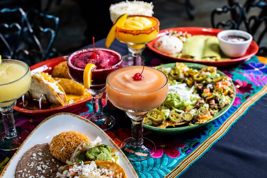 Margaritas and Mexican food at Casa Chapala