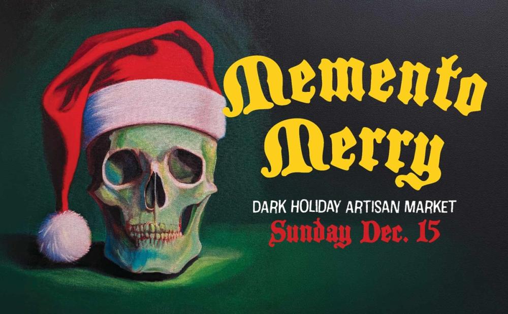 Momento merry holiday market graphic