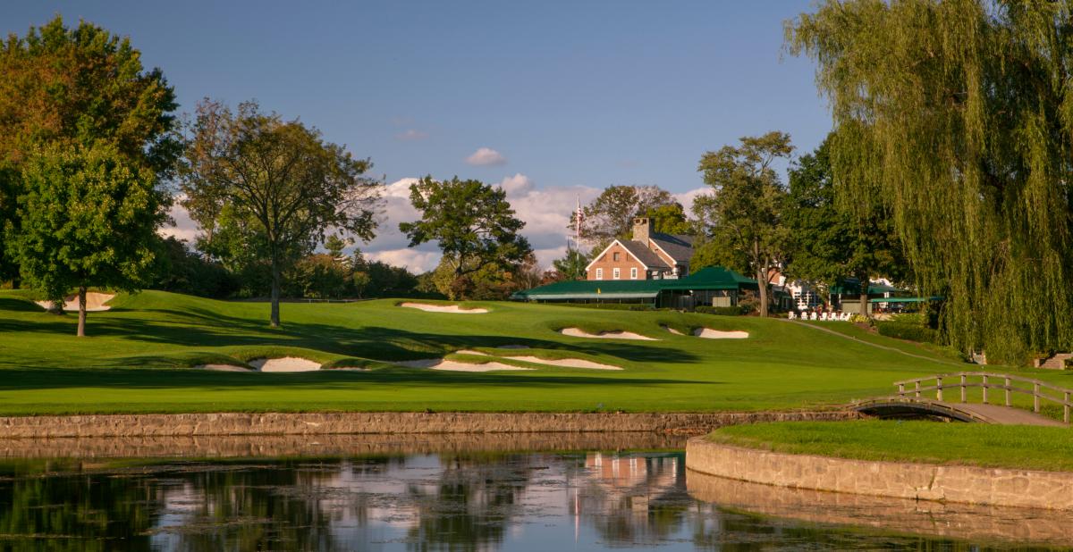 Water and golf course at the Saucon Valley Country Club