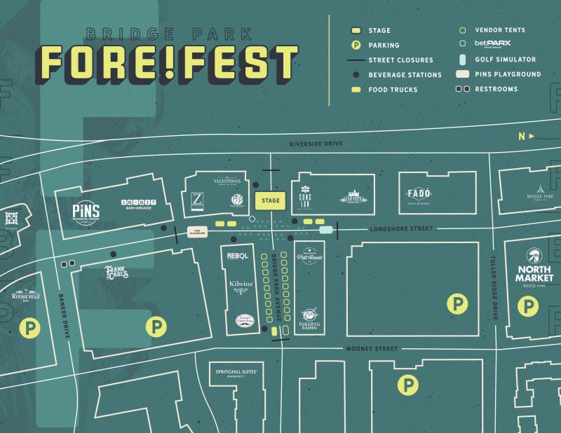 2024 Fore!Fest Map