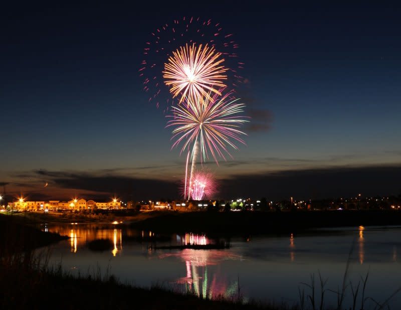 Fireworks at Maple Grove Days event