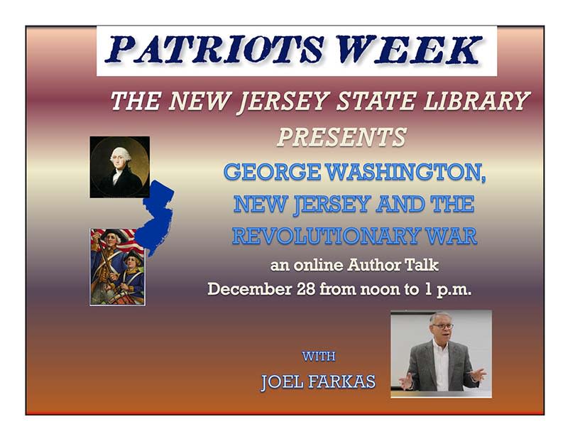 Infographic for an event about George Washington, NJ and the Revolutionary War