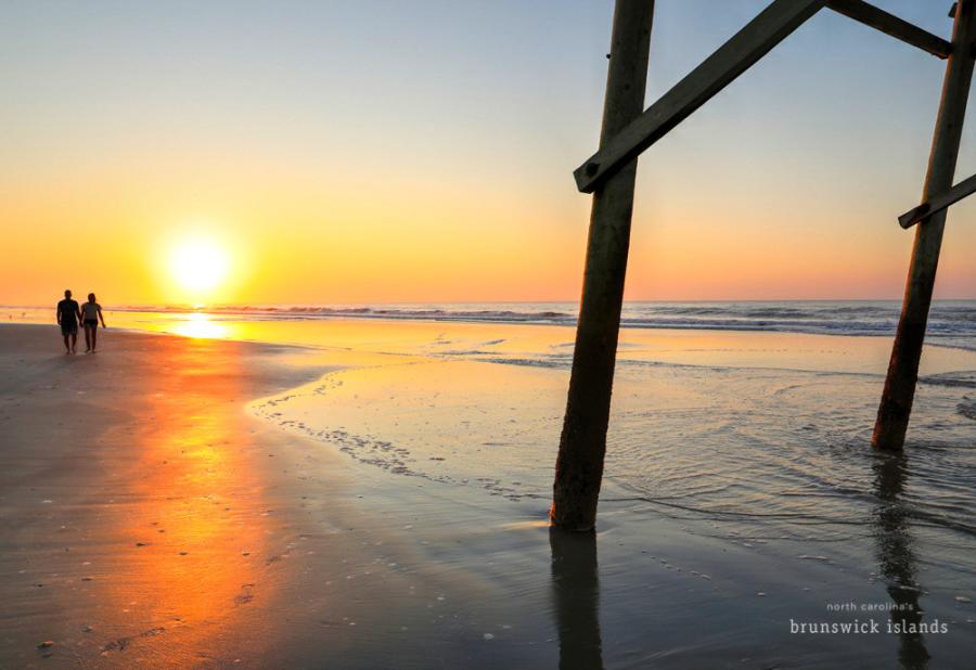 Sunrise on Sunset Beach, NC.