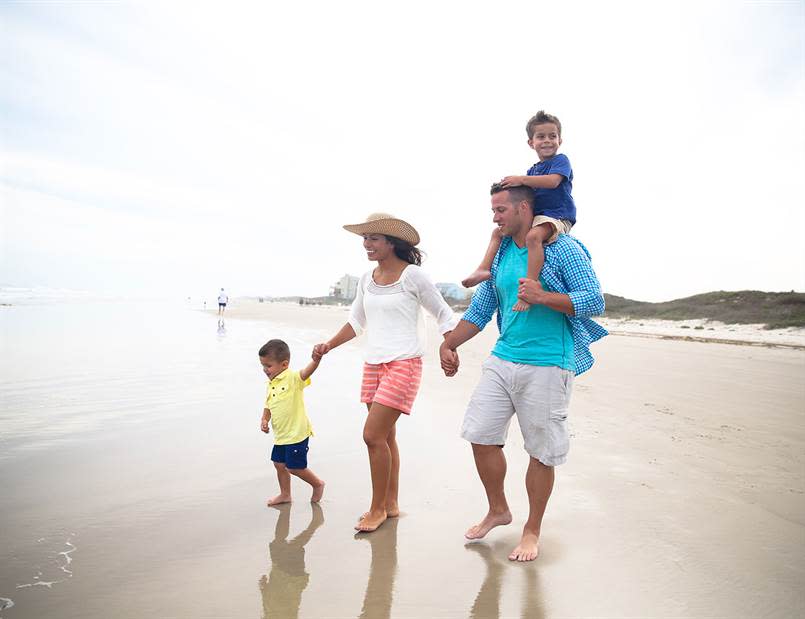 Family on the Beach