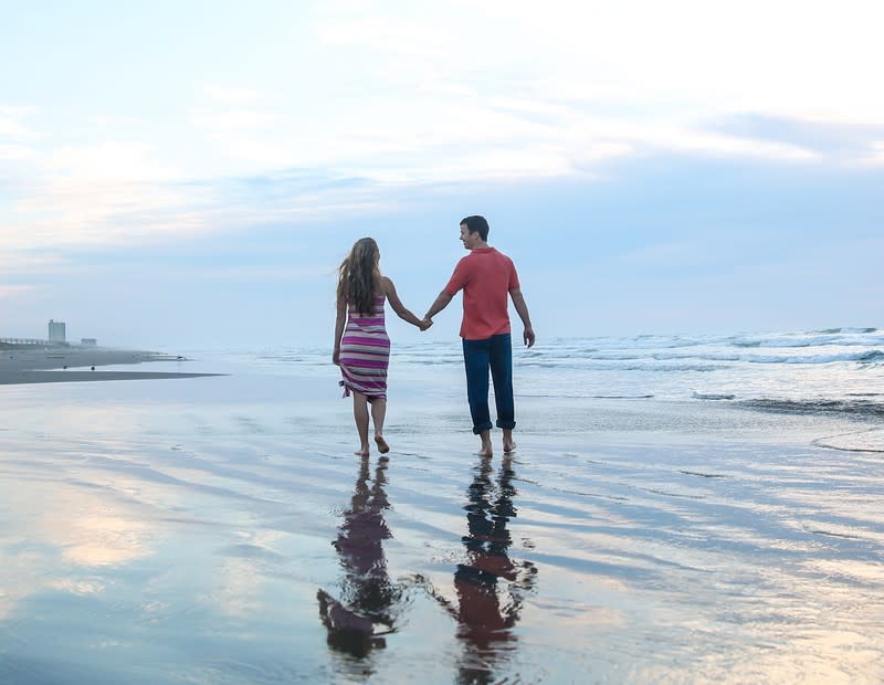 Couple Beach walk