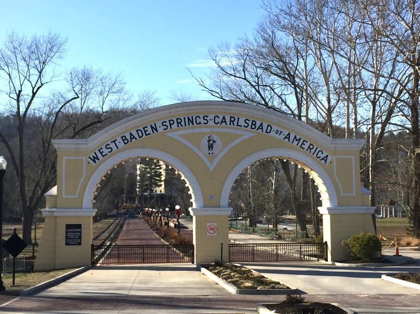 West Baden entrance arches