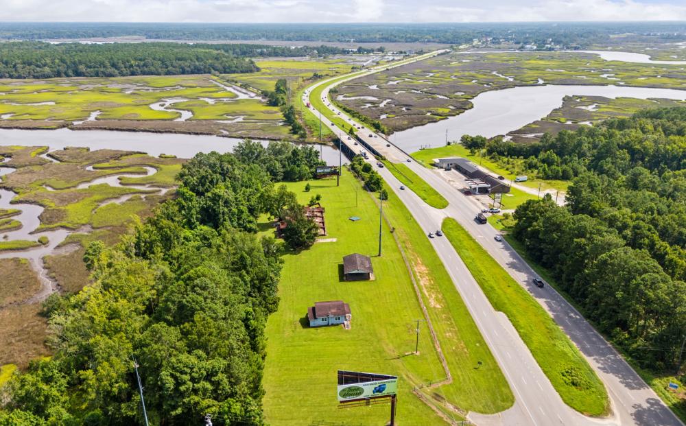 Aerial view of Wallace Creek Property