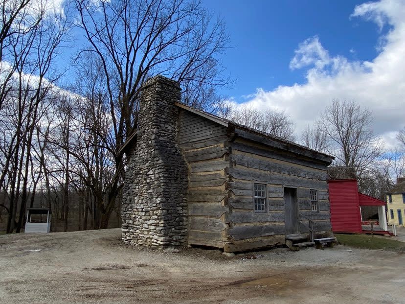 Cabin in Prairietown at Conner Prairie