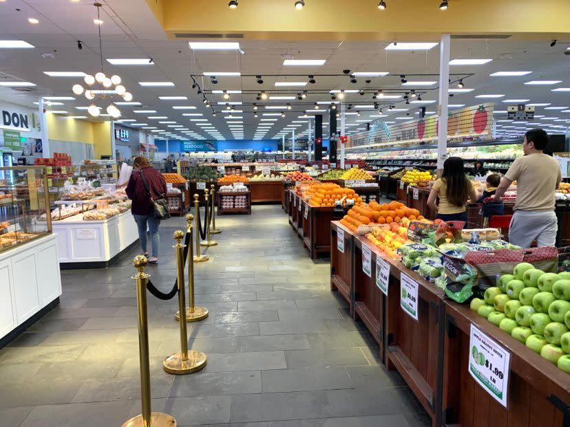 Saraga International Grocery produce section