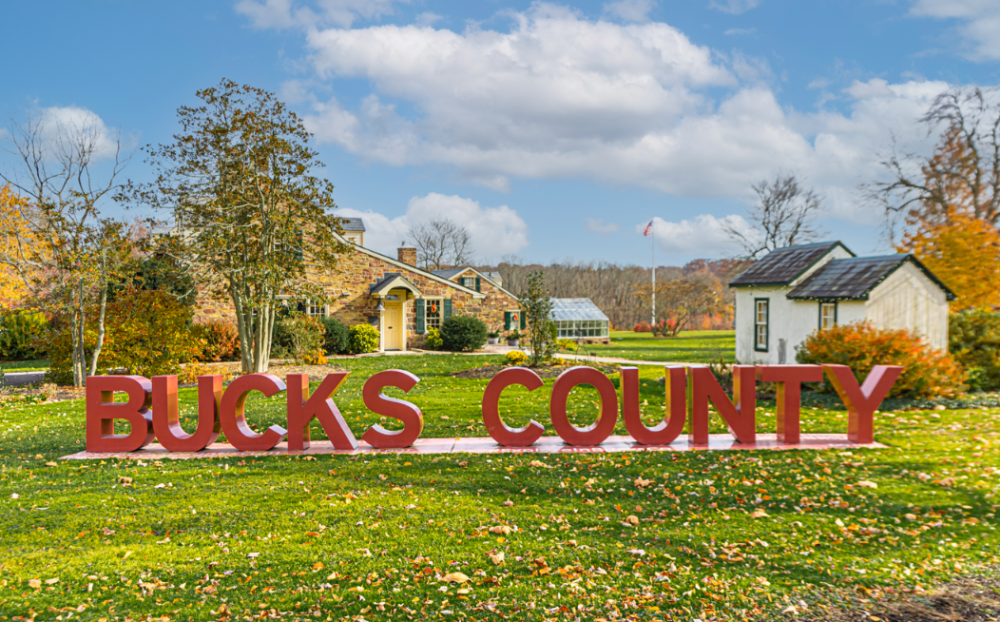 Bucks County Logo at Pearl S. Buck House