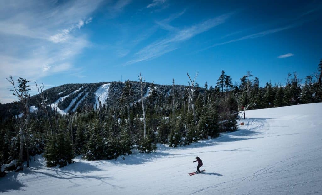 Skier at Gore