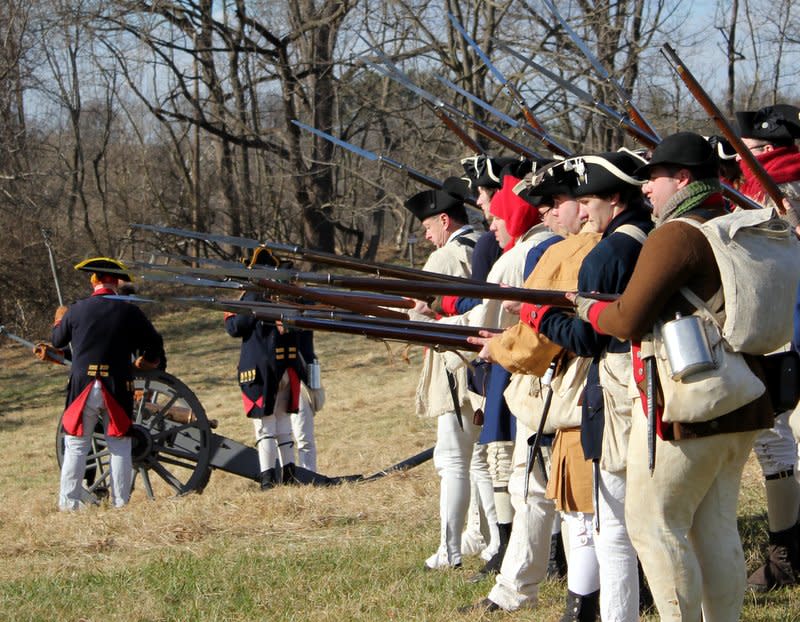 2nd PA Regmt Bayonets Musket Fire