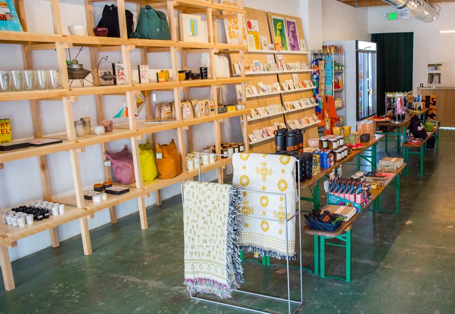 Interior of Windy City #1 in Palm Springs, a locally owned gift store.