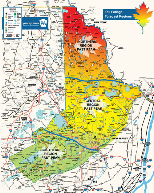 Poconos Fall Foliage Forecast 2023 When to See Fall Colors