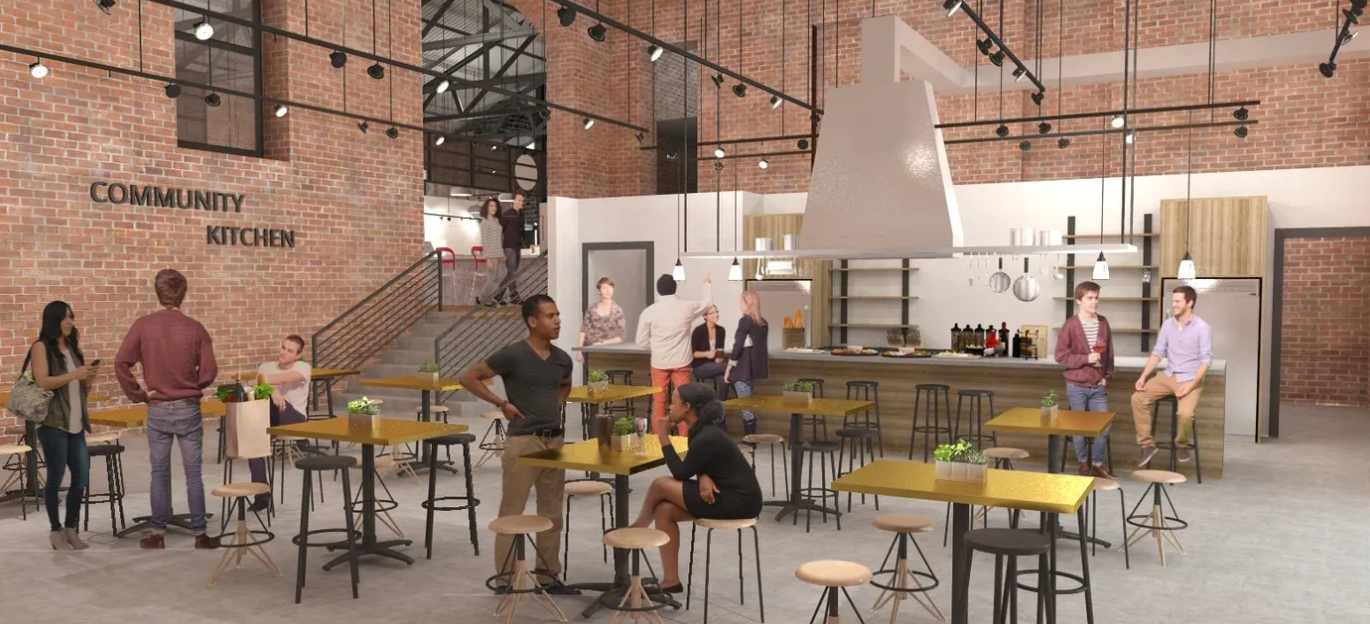 Trolley Barn Rendering