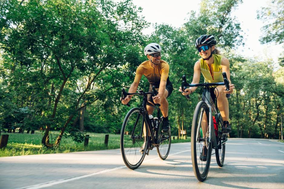 biking