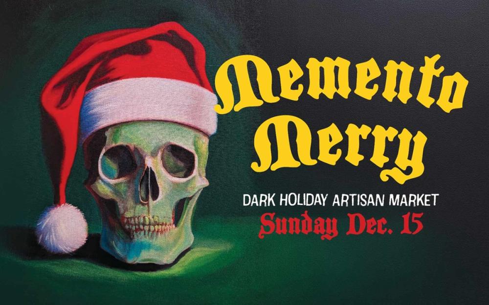Momento merry holiday market graphic
