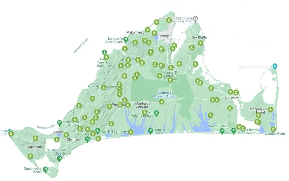 hiking map