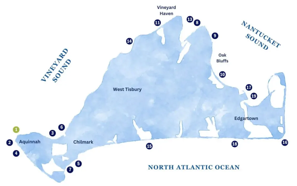 beaches map