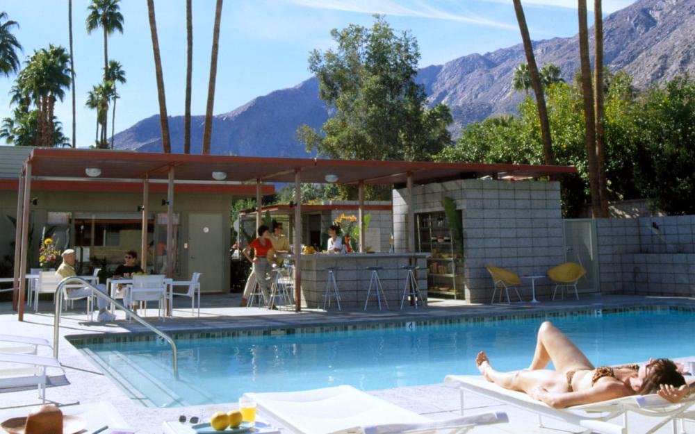 orbit palm springs bar pool