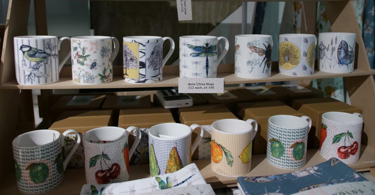 Handmade mugs at Winter Makers Market