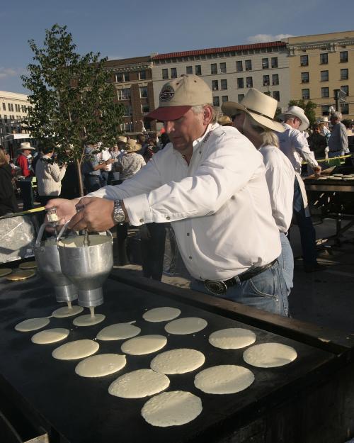 Pancake Breakfast Pouring