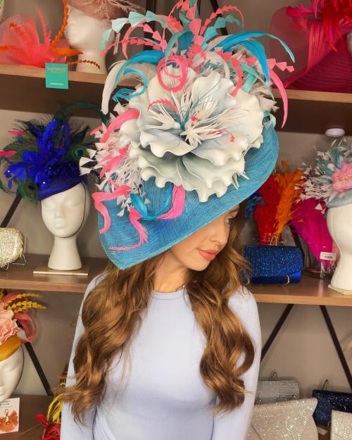 Sapphire on Spring Derby Hats