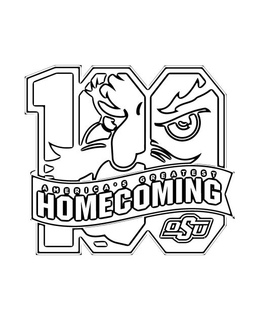 OSU Homecoming Coloring Page