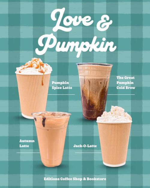 Editions Bookstore & Coffee Shop Fall Specials 2026