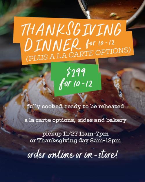 thanksgiving promo flyer