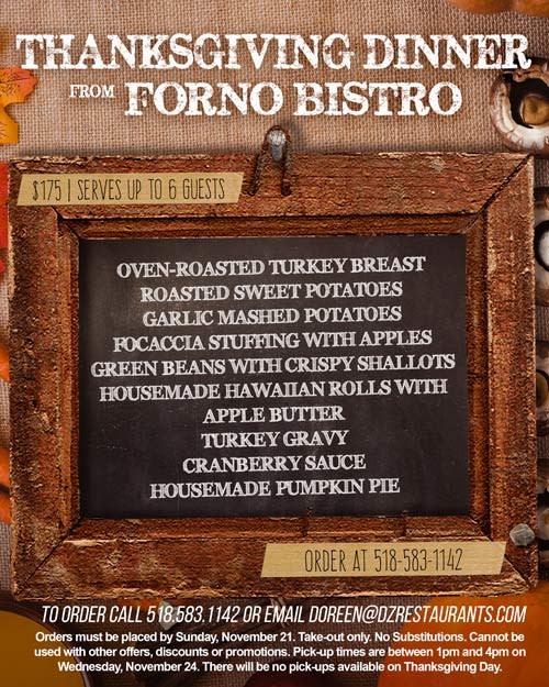 Forno Bistro Thanksgiving