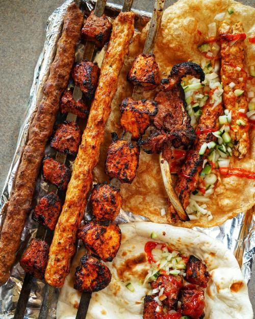Bundu Khan BBQ kebabs