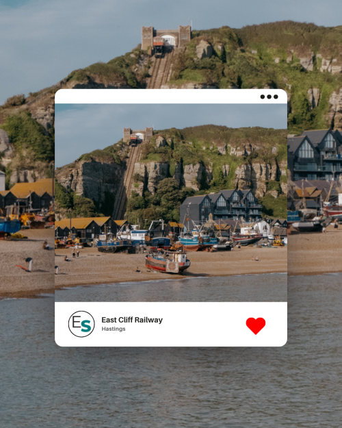 East Cliff Hastings Instagrammable Coast