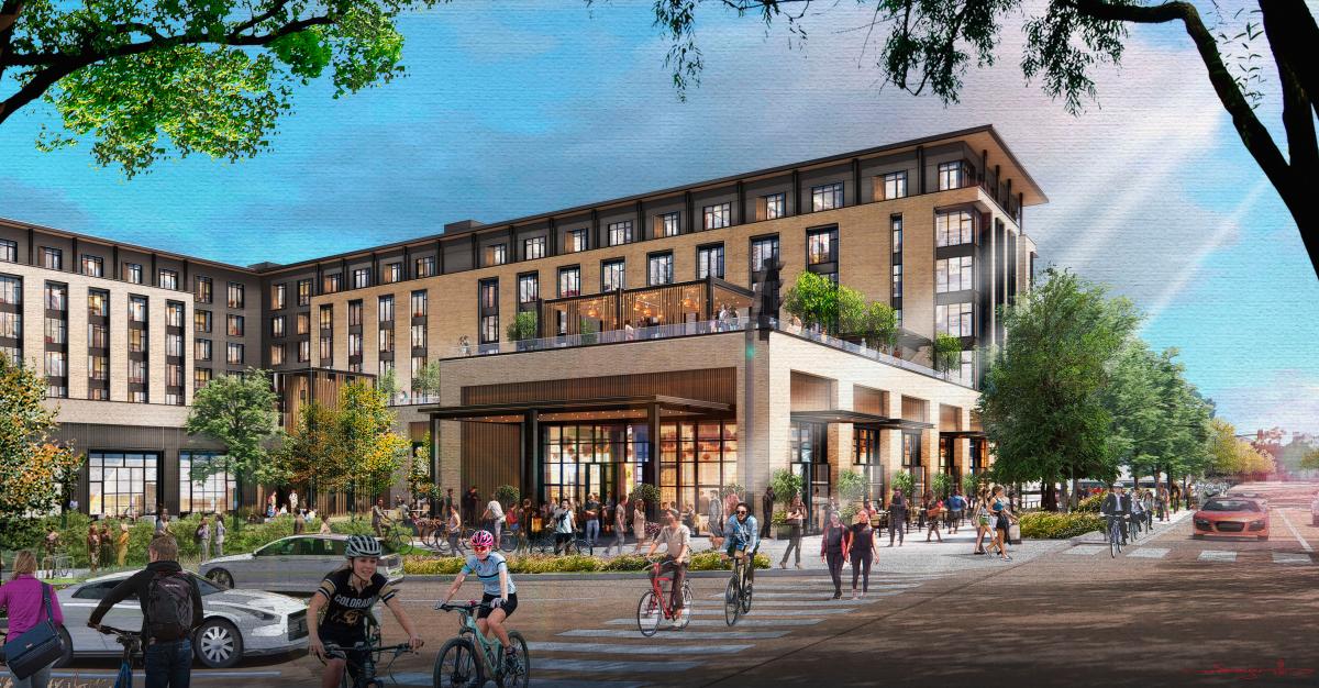 Limelight Boulder Exterior Rendering