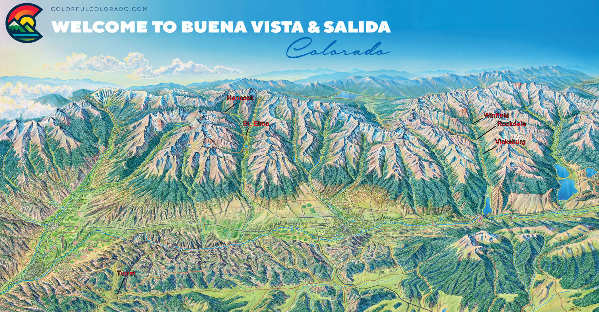 buena-vista-salida-colorado-ghost-towns map