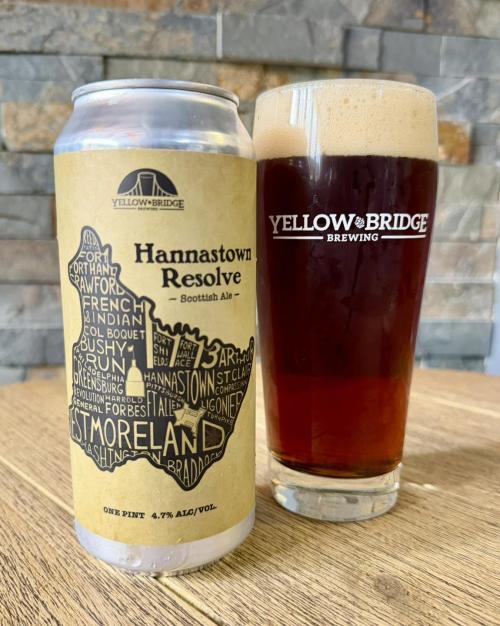 Yellowbridge Brewing Co. Hannastown Resolve, Scottish Ale