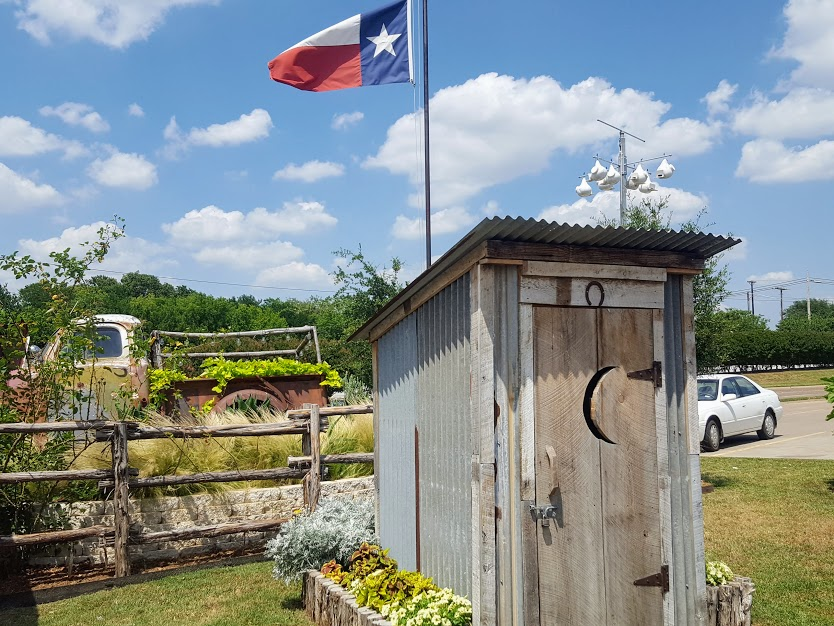 Heritage District- Antique Outhouse