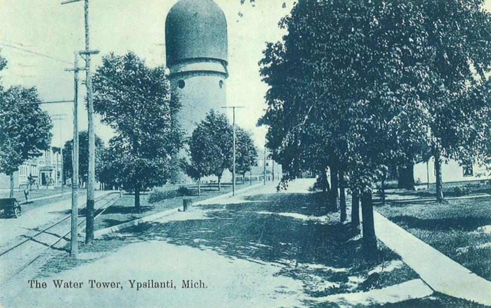 Postcard of Ypsilanti Water tower